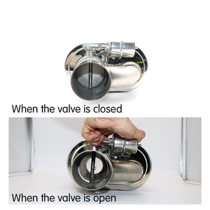 ชุดควบคุมวาล์วสุญญากาศระบบไอเสียรถยนต์ ชุดท่อไอเสียแบบปรับเสียงได้ ตัวเก็บเสียงสแตนเลส สวิตช์ควบคุมเสียงไอเสีย - Product Image 5