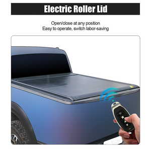 Cubierta de Tonneau retráctil eléctrica impermeable de aleación de aluminio, tapa de persiana enrollable, camión para Chevrolet Dodge FORD Foton <span class=keywords><strong>Hummer</strong></span> - Product Image 4