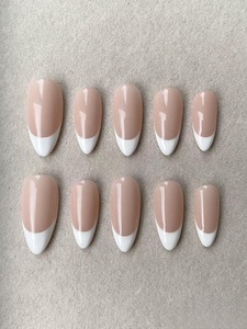 <span class=keywords><strong>Uñas</strong></span> Postizas Francesas Hechas a Mano de Alta Calidad al por Mayor, Color Rosa Degradado, 10 Piezas, <span class=keywords><strong>para</strong></span> Mujeres y <span class=keywords><strong>Niñas</strong></span>, Accesorios <span class=keywords><strong>para</strong></span> Decoración de <span class=keywords><strong>Uñas</strong></span> - Product Image 6