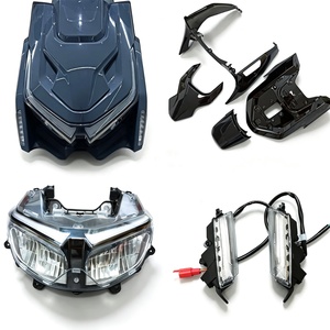Carénage modifié pour moto BWSR <span class=keywords><strong>125</strong></span>, pour Yamaha BWSR125, avec kit de phare LED amélioré et feux de jour arrière - Product Image 2