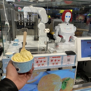 Machine à glace molle automatique à commande robotisée, borne de vente automatique - Product Image 6