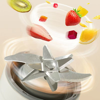 Mini Blender Draagbare Blender Mini Verse Fruitpers Handmatige USB TYPE-C Oplaadbare Blender