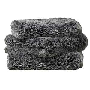 Car Wash Towel Microfiber Grey 34.5x34.5cm 40x40cm 40x60cm Absorbent Lint Free For Vehicle Cleaning - Product Image 1