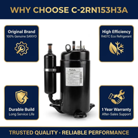 Compresseur Scroll en Cuivre Sanyo Original C-SCN583H8K 8HP R407C R410A 380V 50Hz Garantie 1 An Origine Chine pour Climatisation Commerciale
