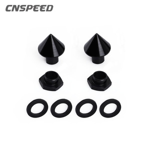 CNSPEED - Barres de soutien de porte SHK001-HD en acier allié noir pour Honda Civic 92-95EG - Kit de montants de vitre arrière - Product Image 4
