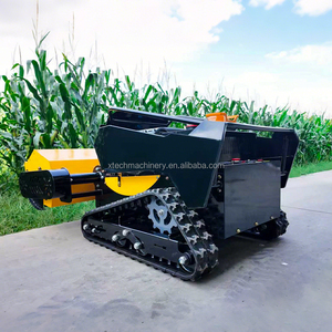 Mới Đến Cắt Chiều Rộng 800Mm 1000Mm Điều Khiển Từ Xa Crawler Bàn Chải Cắt Cỏ <span class=keywords><strong>Mini</strong></span> <span class=keywords><strong>Robot</strong></span> Flail Máy Cắt Cỏ - Product Image 3
