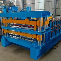 Machine de formage à rouleaux à trois couches 3.0kw-11KW entièrement automatique avec découpe et production continue sur longue durée