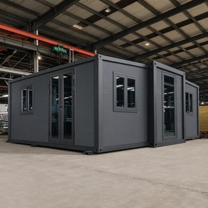 Maison modulaire extensible de luxe SUNRISE à double aile, 20 pieds, isolée et étanche, conteneur portable - Product Image 1