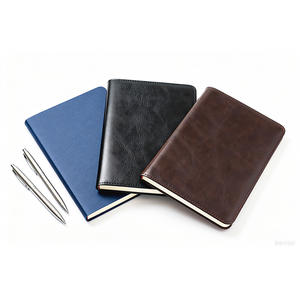 定制印刷 A5 PU 皮革精装日记本促销礼品自我护理日记本记事本笔记本 100 页线装订 - Product Image 2