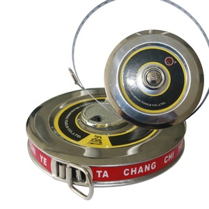 <span class=keywords><strong>Regla</strong></span> de caja redonda de metal, cinta métrica de acero inoxidable, 10M/ 33 pies, 20m/65 pies, 30m/100 pies, 50m/pies - Product Image 2