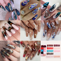 Nouveau Style presse sur ongles en gros faux ongles ongles artificiels acrylique cercueil faux ongles