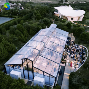 Tente de réception de luxe pour événements, chapiteau élégant à structure transparente pour mariages haut de gamme, expositions et galas d'entreprise - Product Image 5