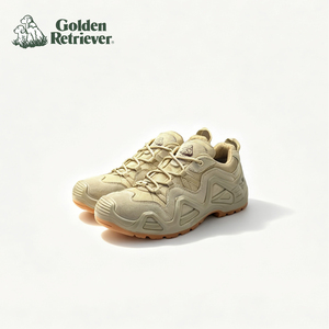 Bottes de randonnée tactiques GoldenRetriever en cuir suédé imperméable <span class=keywords><strong>GR537</strong></span> 4 pouces - Product Image 1