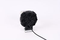 Phare de voiture rond Yongyou à LED, projecteur double, stroboscope jaune, lampe d'avertissement rouge, aluminium, 10 lentilles