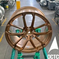 Jantes forgées monobloc DCTC Gold 5x120/5x112 19-22 pouces, nouveau bronze 25 mm, alliage personnalisé 6061-T6 pour Mercedes AMG
