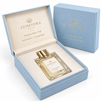 Scatola Premium in Cartone con Coperchio a Ribalta Stile Libro per Cosmetici, Personalizzabile con Stampa a Caldo