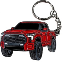Porte-clés en métal Tundra FOUR WHEEL BEAST 2023/2024 en forme de camion, couvercle de porte-clés, jouet, cadeau