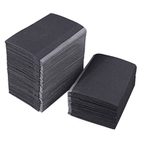 125 pièces/sac, tampons de nettoyage jetables noirs pour tatouage, housses de table imperméables pour tatouage, tampons de nettoyage, serviettes dentaires pour patients, accessoires de tatouage