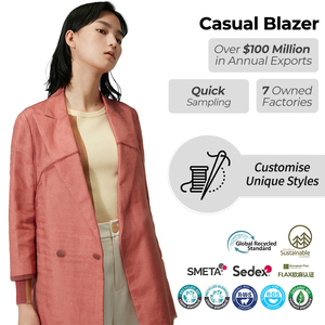 Vendita diretta <span class=keywords><strong>in</strong></span> fabbrica <span class=keywords><strong>Blazer</strong></span> da donna <span class=keywords><strong>Blazer</strong></span> stampato <span class=keywords><strong>in</strong></span> maglia di alta qualità da donna giacca da ufficio da donna - Product Image 4