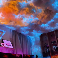 Lampe Éclairage Nuage RGB pour Plafond, Contrôle par APP, Effet Foudre DIY, Décoration Salle de Jeu, la Plus Grande Lampe Nuage Lumineuse pour Plafond