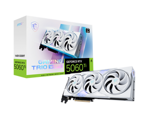 การ์ดจอ RTX 5060 Ti 16G GAMING TRIO WHITE 16G สีขาว รุ่นใหม่ ปี 2025 สำหรับเล่นเกมบนคอมพิวเตอร์ตั้งโต๊ะ Rtx 5060 Ti 2025 รุ่นใหม่ RTX 506 - Product Image 2