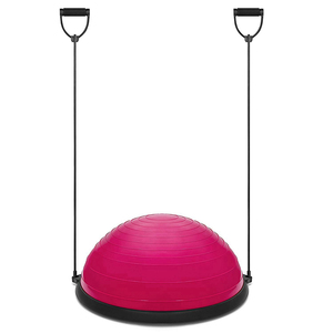 ลูกบอลโยคะแบบหนากันระเบิดขนาด58ซม.,บอลสำหรับเล่นโยคะฝึกความสมดุลพิลาทิสแบบครึ่ง - Product Image 1