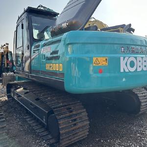 Excavadora usada hecha en Japón Kobelco 200 ,SK-8 Excavadora de orugas de segunda mano en buenas condiciones - Product Image 5