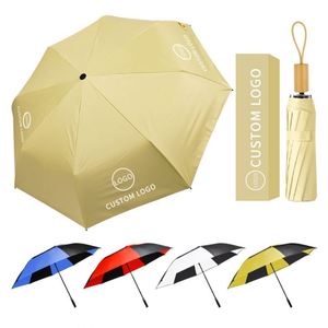 Custom Logo Folding UV Protection Outdoor Foldable <b>Smart</b> Small UV Umbrella for Women - Product Image 6