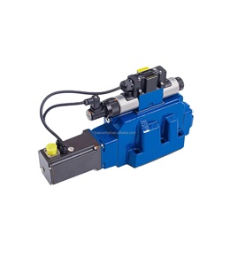 Électrovanne hydraulique HUANUO 4WRTE 3 positions 4 voies à commande directe proportionnelle haute réponse OEM 4WREE10 - Product Image 1