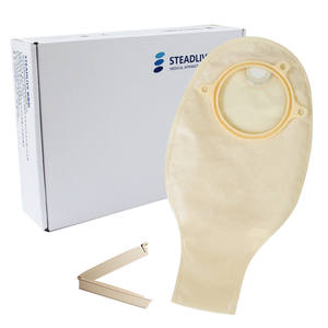 Sac de colostomie à deux pièces drainable à extrémité ouverte STEADLIVE 700 ml Max Cut 70 mm Couleur chair Transparent Certifié CE - Product Image 5