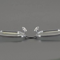 Monture de lunettes de luxe en titane pur ultra-légère de style rétro pour homme, avec étui anti-reflet, haut de gamme