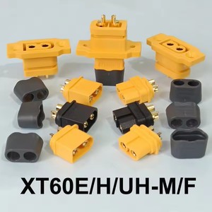 Connecteur <span class=keywords><strong>XT60H</strong></span>/XT60UH/XT60E-M/<span class=keywords><strong>F</strong></span> original avec capuchon, version 3,5 mm, plaqué or, type T, pour modèles RC - Product Image 1