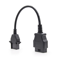 Câble de diagnostic OBD2 OBDII pour voiture, connecteur 16 broches, vente en gros du fabricant, avec garantie d'un an