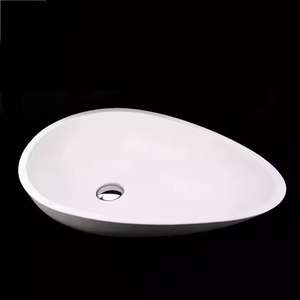 Venta caliente de fábrica sobre el <span class=keywords><strong>lavabo</strong></span> de superficie sólida <span class=keywords><strong>lavabo</strong></span> de baño moderno <span class=keywords><strong>lavabo</strong></span> con <span class=keywords><strong>precio</strong></span> al por mayor - Product Image 1