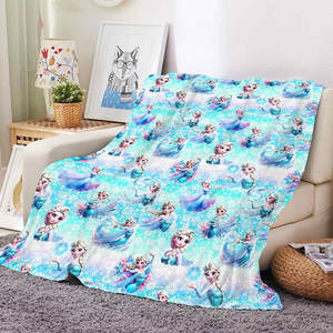 Pretty Fairy Tale <strong>Frozened</strong> Snow Princesses Soft Plush Throw Cartoon Toddler Baby <strong>Blanket</strong> Custom Print Flannel <strong>Blankets</strong> - Product Image 3