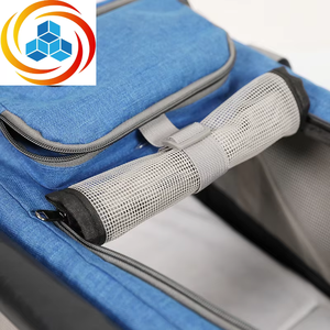 Transportín Plegable de Malla Suave con Soporte de Alambre Oxford 600D para Mascotas Pequeñas y Medianas, Cuadrado, con Cremallera, para Gatos, Perros y Animales Pequeños, Ideal para Viajes - Product Image 3
