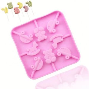 Molde de silicona para caramelos duros y pasteles con forma de coche de juguete, utensilios de cocina, molde para hornear sin BPA, OEM/ODM - Product Image 1