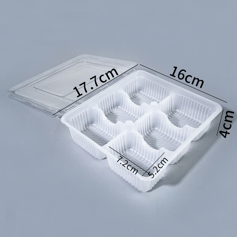 Bandeja 6-grid con la tapa