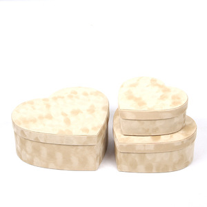 INUNION – boîte à fleurs en velours en flanelle en carton en forme <span class=keywords><strong>de</strong></span> cœur, nouveau Design pour emballage <span class=keywords><strong>de</strong></span> fleurs, boîte-cadeau - Product Image 4