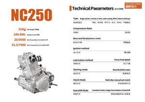 Di alta qualità Dirt moto <span class=keywords><strong>bicicletta</strong></span> NC450S W190 NC300S <span class=keywords><strong>motore</strong></span> 4 tempi 4 valvole raffreddato ad acqua tipo <span class=keywords><strong>motore</strong></span> di prova albero bilanciato - Product Image 6