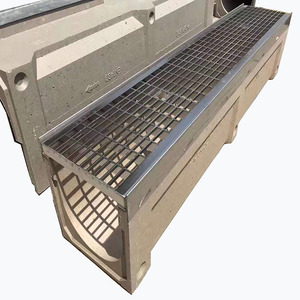 <span class=keywords><strong>Système</strong></span> de drainage de cour d'atelier moderne en acier inoxydable avec canal de drainage à design graphique - Product Image 1