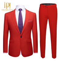 Vente en gros usine – Costume de mariage décontracté pour homme de haute qualité, grande taille, veste blazer à simple boutonnage pour le marié