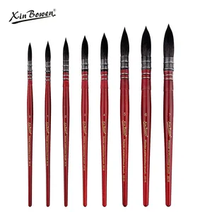 Xin Bowen Master Squirrel Hair Watercolor Paintbrush Distortion-free Professional For Watercolor Painting 8 Size Art Paint Brush