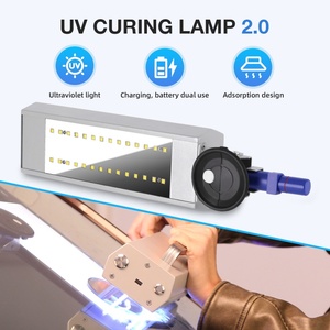 Accessoires d'outils de réparation de verre automobile pour <span class=keywords><strong>lampe</strong></span> UV Super PDR avec piles rechargeables pour le durcissement de réparation de verre - Product Image 2