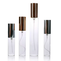 Vide 33ml Clair Parfum Bouteille De Luxe À Sertir Cou Bouteille De Parfum Avec Pompes En Aluminium Pulvérisation OEM
