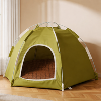 Tente-lit pour animaux de compagnie détachable, portable, pliable, protectrice et confortable, abri extérieur pour chats et chiens, toutes saisons