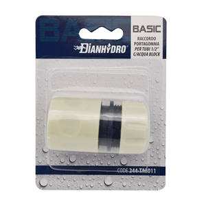 Connettore Base per Tubi Idraulici da 1/2 Pollice con Blocco Acqua per Tubazioni - Product Image 1