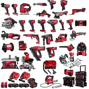Compre 2 y Obtenga 1 Gratis: Kit Combinado de Herramientas Inalámbricas de Iones de Litio M18 de Milwaukee, Juego de Herramientas Eléctricas de Grado Industrial de 34 Piezas - Product Image 1