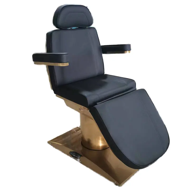 Stile europeo di lusso oro professionale salone di bellezza Spa lettino elettrico per massaggi ciglia