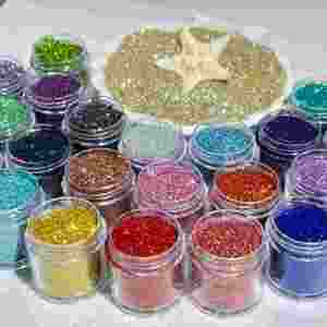 Paillettes holographiques mélangées, flocons d'or en sachet, sequins scintillants pour l'art de la résine, décoration DIY pour gobelets en plastique à double paroi faits à la main - Product Image 3